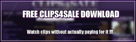 clips4sale for free|Clips4Sale Network